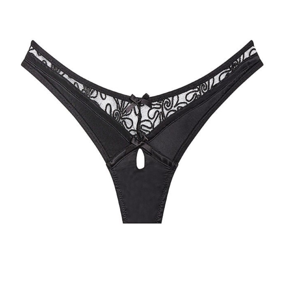 For Love And Lemons Soutache Embroidered Thong Panty